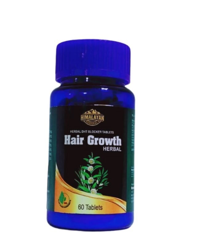 100% Herbal Himalayan Essentials Hair Growth Tablets – Natural DHT Blocker for Healthy Hair