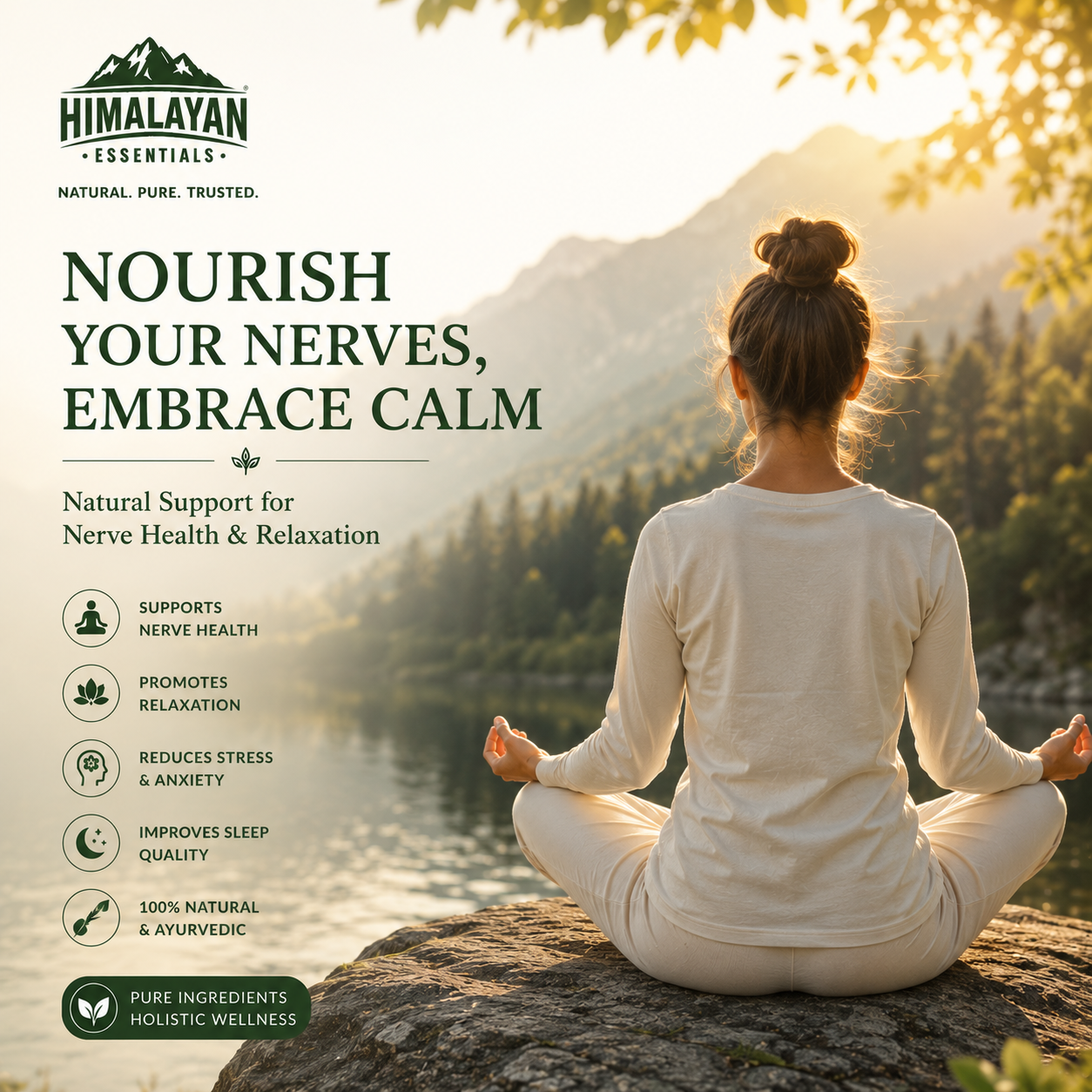 Himalayan Essentials MG-PLUS Tablets for nerve health support